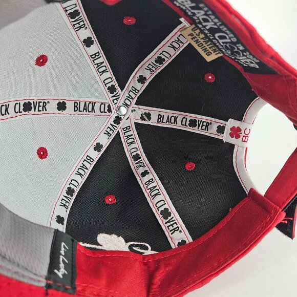 Tony Anthony Robbins Hat Cap Black Clover Red Live Lucky Blessed Signed Embroid - Picture 8 of 12